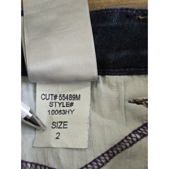 NYDJ Straight Leg Jeans Womens Size 2 Dark Denim Mid Rise - Picture 12 of 12